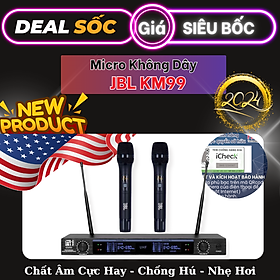Mua Micro karaoke không dây JBL KM99 - Mic bắt sóng mạnh  hát khoẻ   chống hú tốt - Âm Thanh Hay