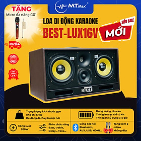 Mua Loa Di Động Best Lux16V – 2 Bass 16 Sở Hữu Âm Thanh Chất Lượng  Thiết Kế Độc Đáo ( Tặng Micro G01 ) Hàng Chính Hãng