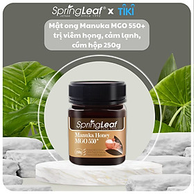 Mật ong Manuka SpringLeaf Manuka Honey MGO 550+ 250g hỗ trợ ch.ữa lành