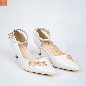 GIÀY CƯỚI - GIÀY CÔ DÂU 5P 1HOA ,CÀNH RONG - WEDDING SHOES