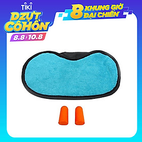 Mua Bộ Màng Che Mắt Bông Mềm Kèm Đồ Bịt Tai Uncle Bills RG0069 - Xanh