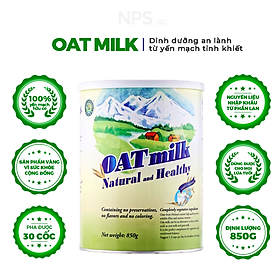 Sữa thực vật hữu cơ nhập khẩu Đài Loan Oat Milk thon gọn vóc dáng