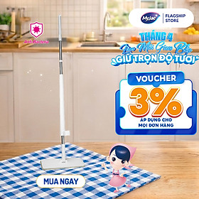 Cây lau nhà tự vắt thông minh sợi microfiber