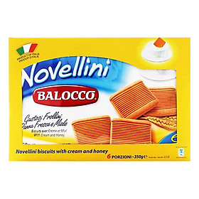 Thùng 10 Hộp Bánh Quy Bơ Balocco Novellini 350g