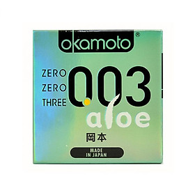 Bcs 0.03 Okamoto Aloe Siêu Mỏng Hương Nha Đam (H3) - Che Tên Sản Phẩm