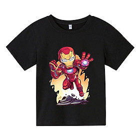 Áo thun trẻ em IRONMAN CHIBI 2, 4 màu, có size người lớn, Anam Store