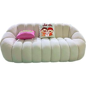 Sofa Đám Mây Tundo nệm lò xo túi 2m êm ái vải lông cừu cao cấp