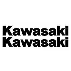 Nhãn dán logo phản quang họa tiết chữ cái Kawasaki bắt mắt cao cấp dùng trang trí xe moto