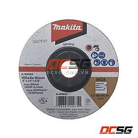 Đá mài Inox 100x6x16mm Makita A-80852 | DCSG