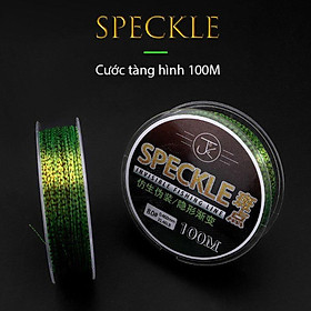 Cước Câu Cá Tàng Hình Nylon Speckle Dây Câu Cá 100m Siêu Bền, Dù Câu Cá Giá Rẻ