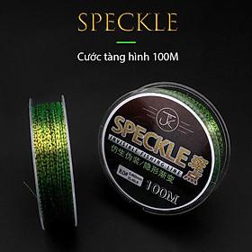 Cước Câu Cá Tàng Hình Nylon Speckle Dây Câu Cá 100m Siêu Bền, Dù Câu Cá Giá Rẻ