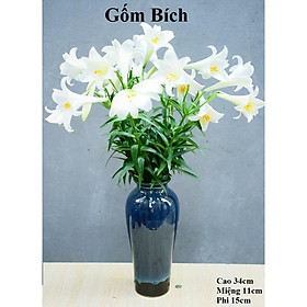 Mua Bình Hoa Lọ Hoa Dáng Đùi Dế Men Hỏa Biến