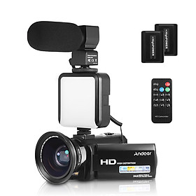 BÁO GIÁ Quay Phim Màn Hình Huawei | Shopee Lazada Sendo Tiki mới nhất 2 Máy Quay Phim Màn Hình LCD Andoer HDV-201LM (1080P FHD) (24MP) (16X Zoom) (3inch)
