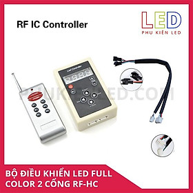 Mua BỘ ĐIỀU KHIỂN LED FULL COLOR 2 CỔNG RF-HC - 133 HIỆU ỨNG TÍCH HỢP ĐIỀU KHIỂN LED 1903 6803 2811 2812