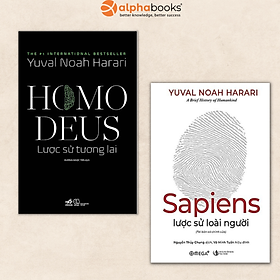 Combo: Sapiens Lược Sử Loài Người + Homo Deus Lược Sử Tương Lai (Bộ 2 cuốn - Tái bản 2019)