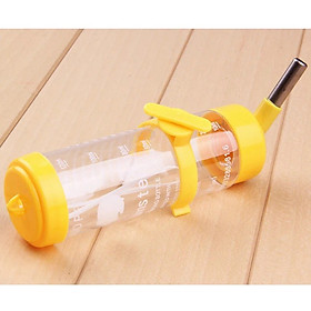 Bình Nước Gắn Chuồng 250ml Dành Cho Chó Mèo Thỏ Bọ, Chất Liệu Nhựa Và Inox, Giao Màu Ngẫu Nhiên - SP000298