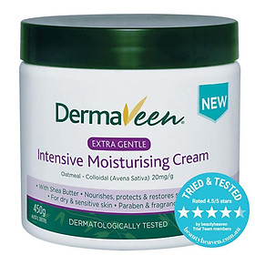 DermaVeen Extra Gentle Intensive Moisturising Cream 450g