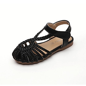 Dép sandal bé gái da mềm tết sam kiểu dáng thời trang duyên dáng full size cho bé 1 - 12 tuổi đi học đi chơi SG37