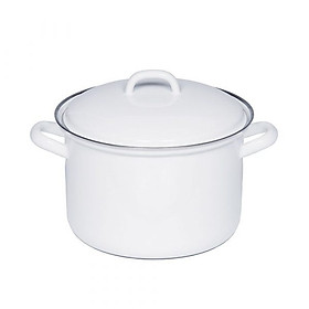 Nồi Dáng Cao Kèm Nắp RIESS WEISS 0122-033 16cm 1.5L Trắng hàng chính hãng