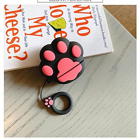 Mua Airpods Pro Case - Ốp bảo vệ dành cho Airpods Pro Hình Tay Mèo_ Tặng Kèm Móc Khóa Dây Da