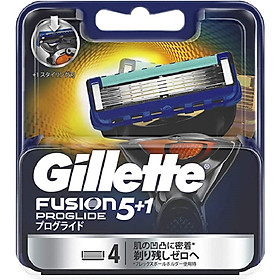 Lưỡi dao cạo râu thay thế Gillette Fusion Proglide 5+1 hộp 4 cái