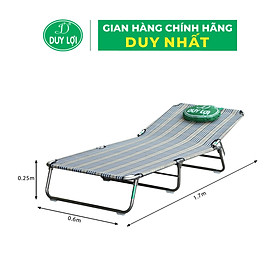 GHẾ - GIƯỜNG XẾP  DUY LỢI INOX  CỠ NHỎ (Qùa tặng 10 móc áo)