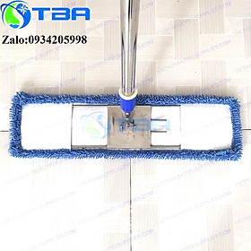 Mua Cây lau sàn công nghiệp bản 60cm cán tăng đơ nhập khẩu cao cấp sợi microfiber màu xanh thấm hút tốt