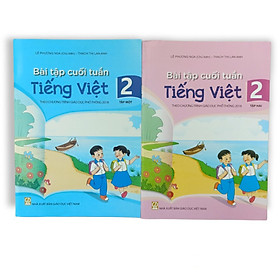 Hình ảnh sách Combo Bài Tập Cuối Tuần Tiếng Việt Lớp 2 Tập 1+2 (CTM)