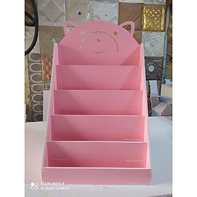 Mua (Khắc tên free) Kệ sách Gấu 1 đựng đồ đa năng (size nhỡ