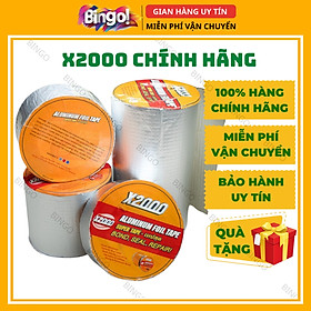 Băng keo chống thấm X2000, cao cấp siêu dính mọi chất liệu, khổ rộng 10cm dài 10m