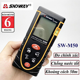  Thước đo khoảng cách bằng tia laser SNDWAY SW-M50 , Phạm vi đo 50m