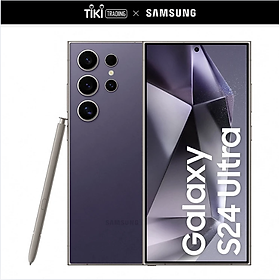 Điện thoại AI Samsung Galaxy S24 Ultra 12GB/512GB, Camera 200MP Zoom 100x, S Pen- Tím- Hàng Chính Hãng