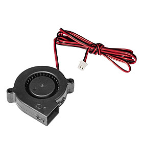 Quạt Làm Mát Siêu Yên Tĩnh (6500RPM) (DC 12V) (0.19A) (50x50x15mm) - Đen