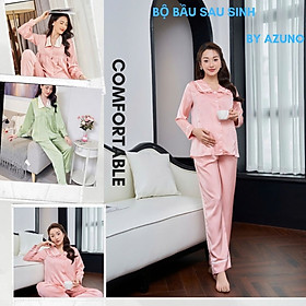 Bộ Đồ Bầu Và Sau Sinh Chất Liệu Lụa Ngọc Trai B277 Mặc Hè Cực Mát