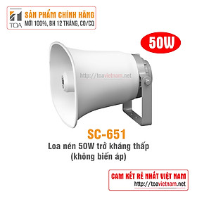 SC-651 loa nén loa phóng thanh 50W không biến áp TOA indonesia - Hàng chính hãng