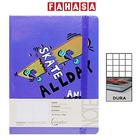 Sổ Ghi Chú Skateboard A5 - Kẻ Ô Vuông - 192 Trang 80gsm - Cervantes PB829-92 - Mẫu 3