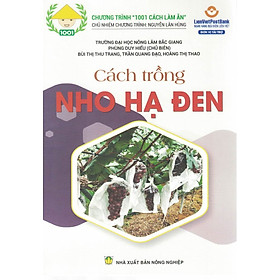Hình ảnh sách Cách Trồng NHO HẠ ĐEN