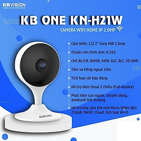 Mua Camera IP Wifi 2.0MP Kbvision KN-H21W- HÀNG CHÍNH HÃNG