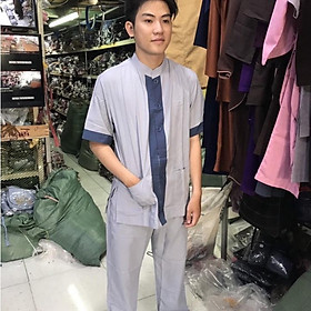 ĐỒ LAM ĐI CHÙA Lãnh Tựu Phối Tay Ngắn