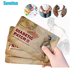 Sumifun 6 Patches Navel Patch Diabetic Plasters Lower Blood Sugar Promote Blood Circulation Balance Blood Sugar Level