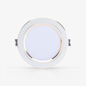 Mua Đèn LED Rạng Đông Âm trần Downlight Viền vàng 110/9W Model: AT10 110/9W (G)
