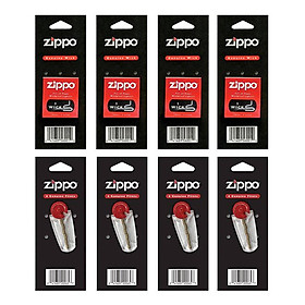 Bộ 4 Đá 4 Bấc Zippo