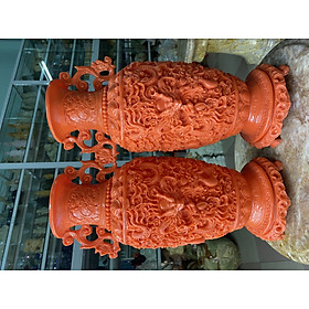 Mua Cặp Lục Bình Cửu Long Đá Đúc - cao 35cm