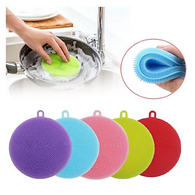 Mua Miếng rửa chén bát bằng silicon tiện dụng giẻ rửa bát đồ gia dụng tiện ích thông minh có thể dùng lâu dài