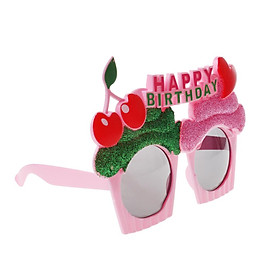 Happy Birthday Cupcake Heart Cherry Sunglasses Glasses Fancy Dress Hen Stag