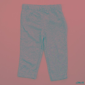 Quần dài chất liệu cotton mềm mịn trơn ghi cho bé