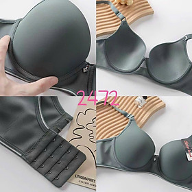 2472 - Áo lót nữ mỏng trơn big size cài sau 3 móc Sister Hood