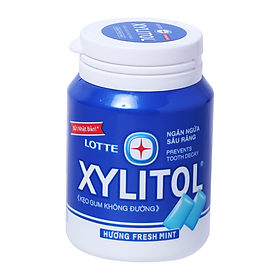 Kẹo Gum Không Đường Lotte Xylitol Hương Fresh Mint 58G