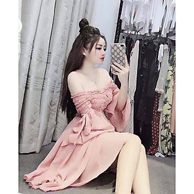 Đầm voan tay bèo