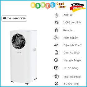 Quạt Tháp Kiêm Máy Lạnh, Máy Hút Ẩm ROWENTA Turbo Cool AU5010